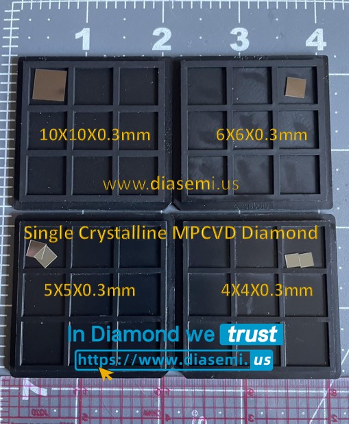 Diasemi Single Crystalline MPCVD Diamond