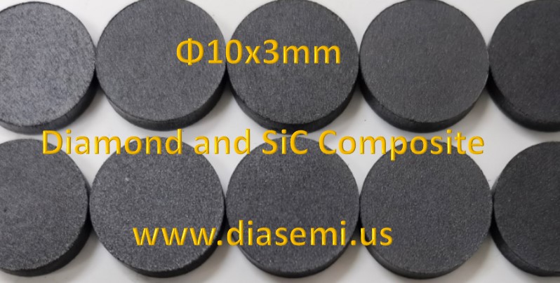 Diamond and SiC Composite Material