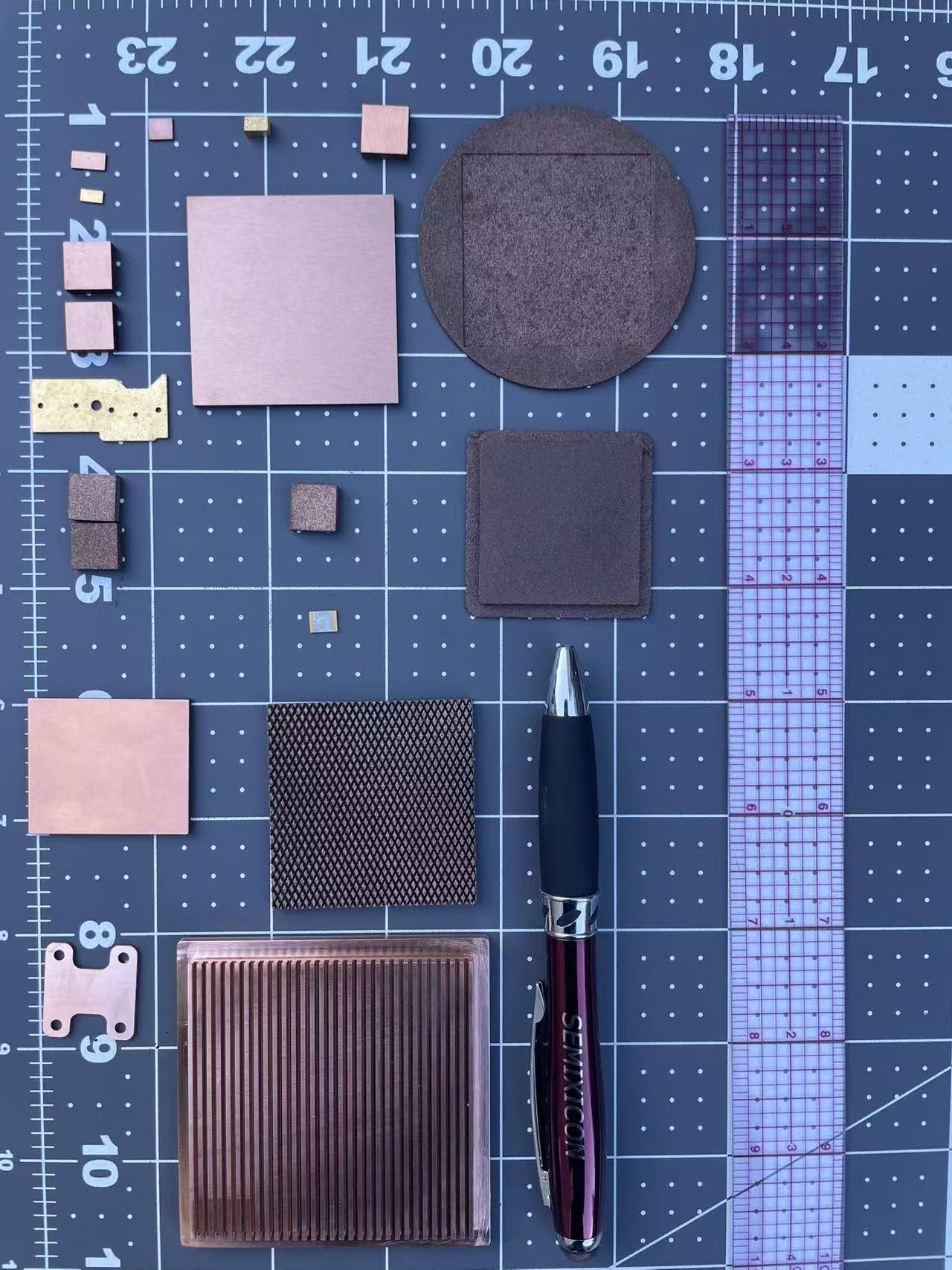 Copper and Diamond Composite Heat Sink ,Microfluidic channel Pin Fin Copper and Diamond Composite Heat Sink ,Microfluidic channel Pin Fin