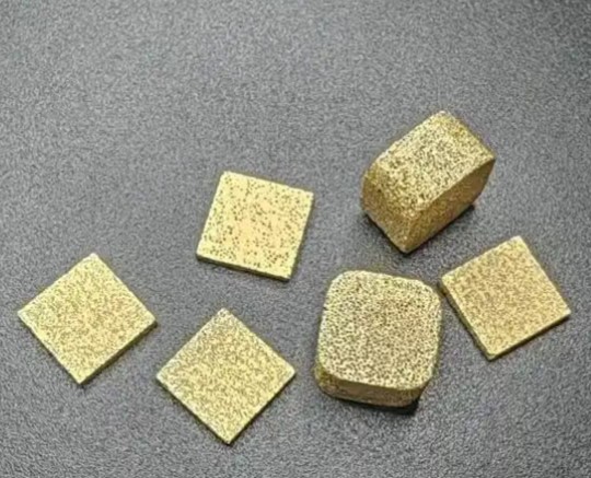 Diamond Copper Composite Au Ag Coated