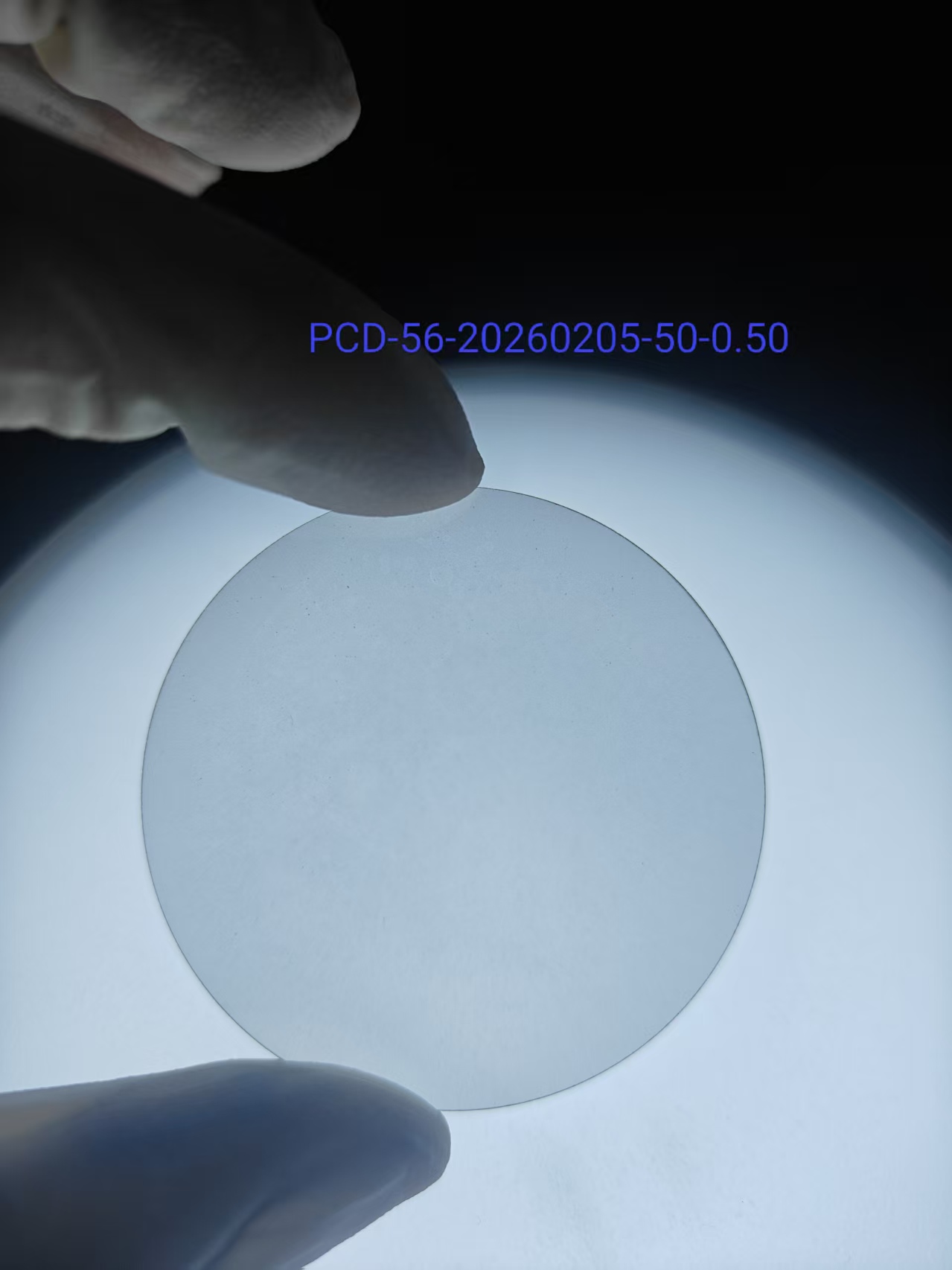 50x0.5mm High purity transmission MPCVD diamond window