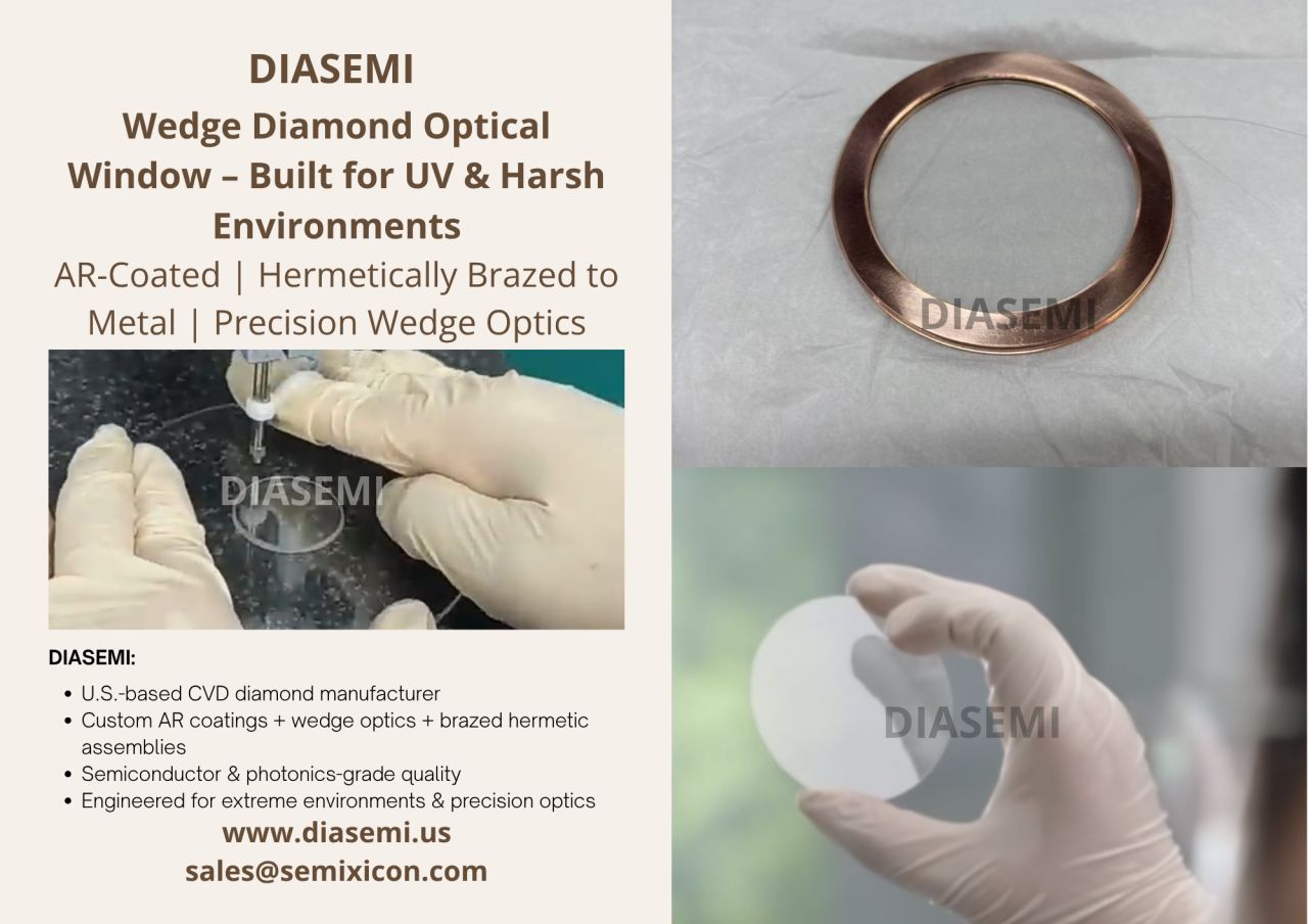 MPCVD wedge diamond window