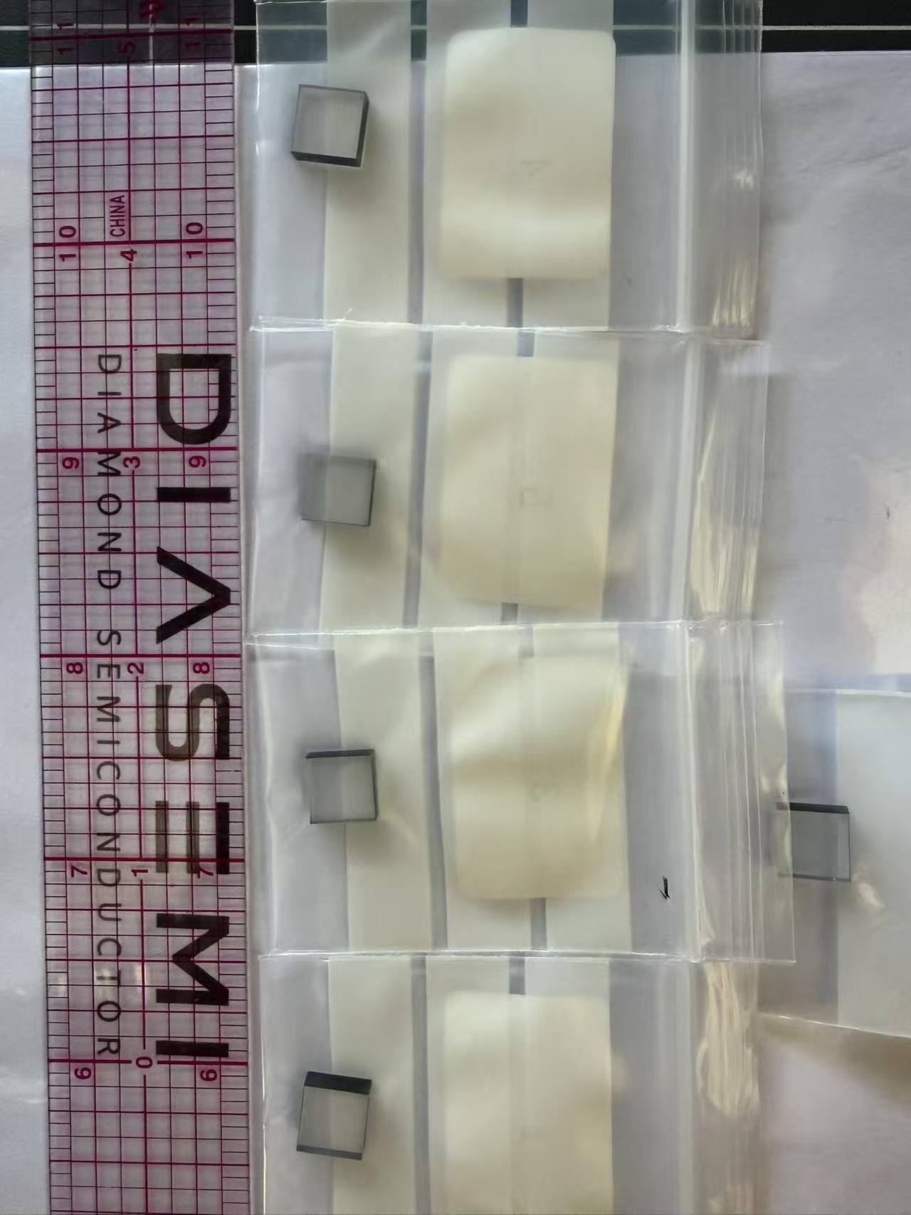 8x8x3mm Single Crystalline Diamond