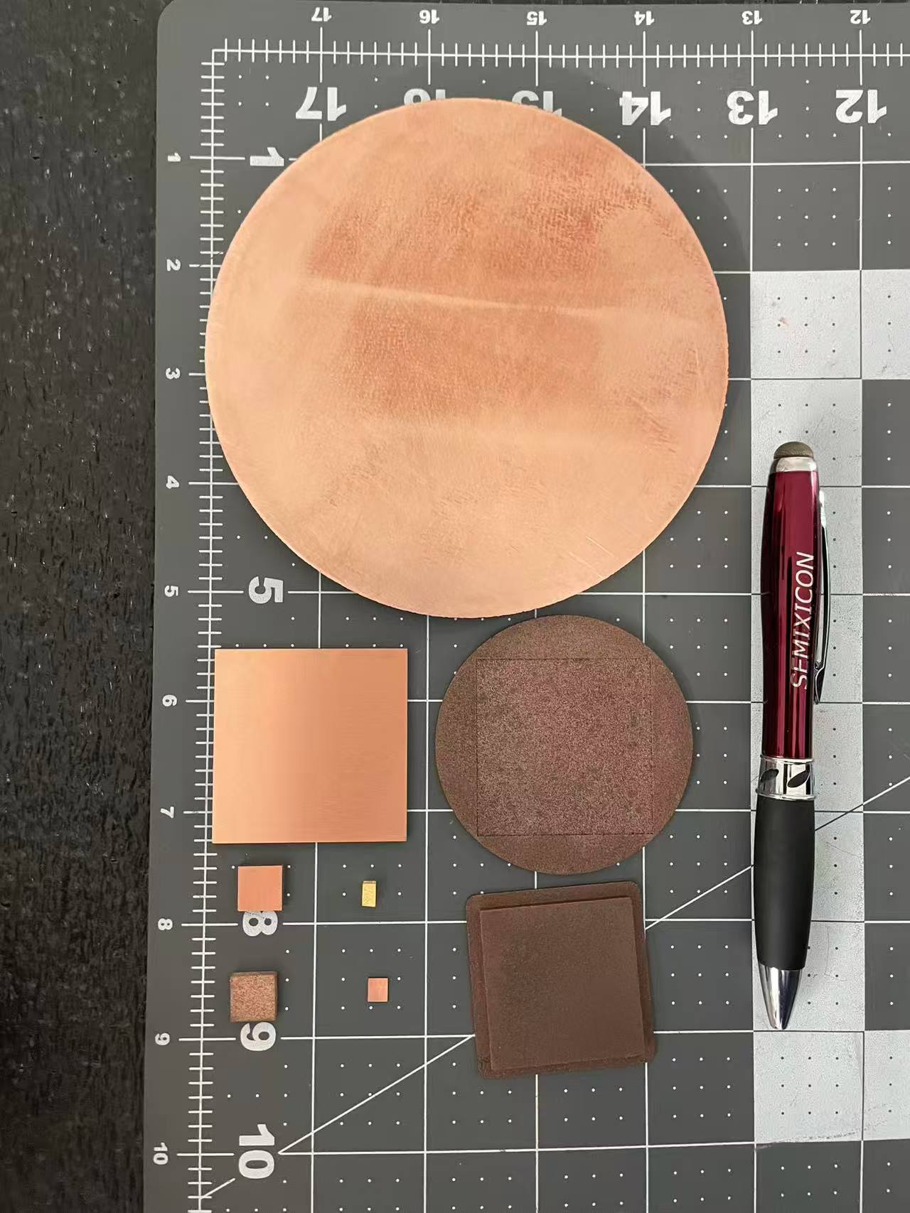 Copper and diamond composite heat sink heat spreader